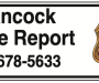 Hancock Police Report