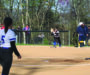 Panthers softball splits games