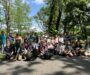 Fifth graders hit the rail trail to pick up trash, connect with community