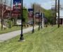 Banners go up for Memorial Day