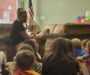 Author shares book, story of leadership with children