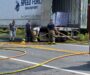 Tractor-trailer fire ini Berkeley Springs halts traffic