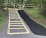 Stairs to rail trail fixed